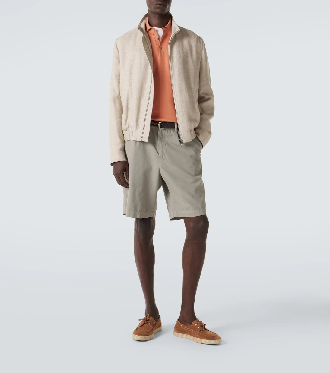 Brunello Cucinelli - Cotton gabardine Bermuda shorts