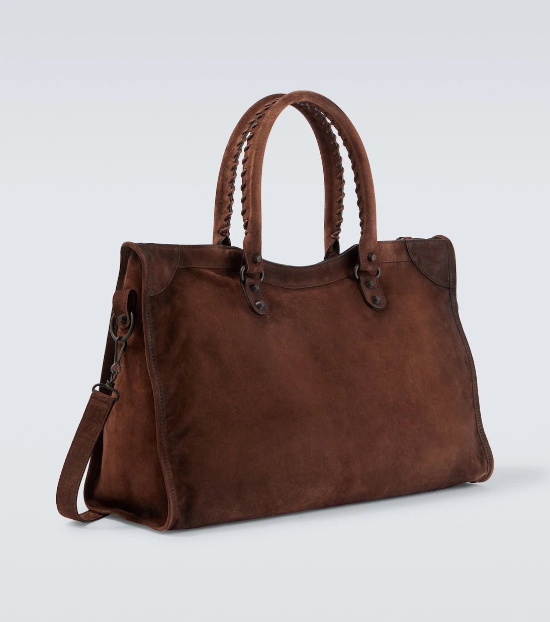 Balenciaga - Le City Large suede tote bag