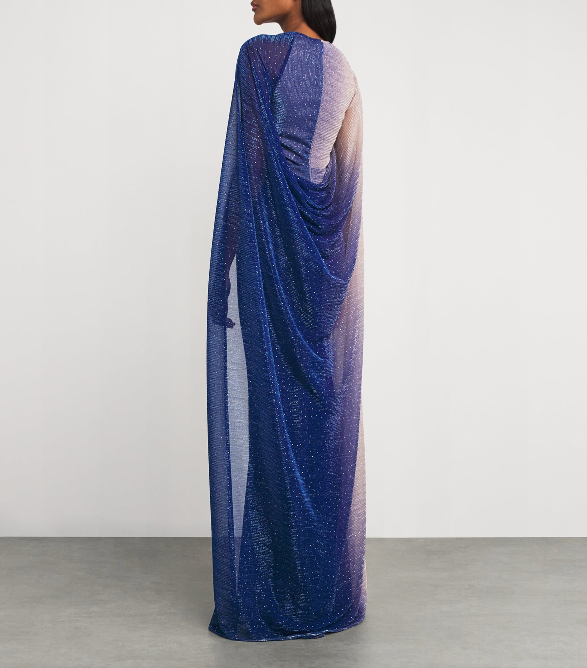 Embellished Ombré Maxi Dress