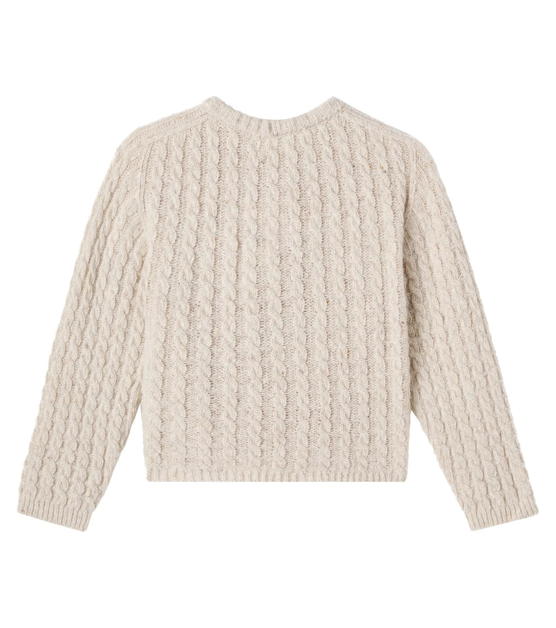 Cozmo - Martinique cable-knit wool-blend cardigan