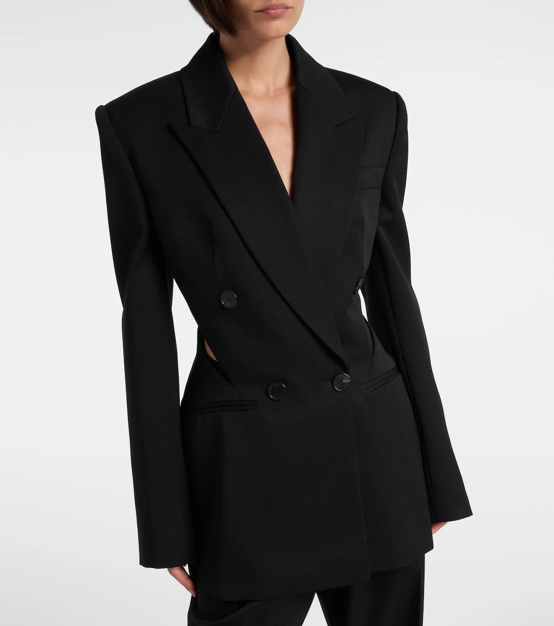 Givenchy - Cutout wool blazer