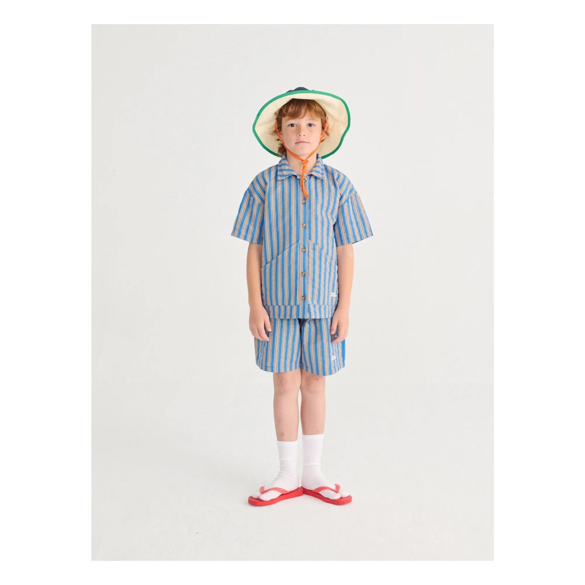 Bobo Choses - Striped shorts | Blue