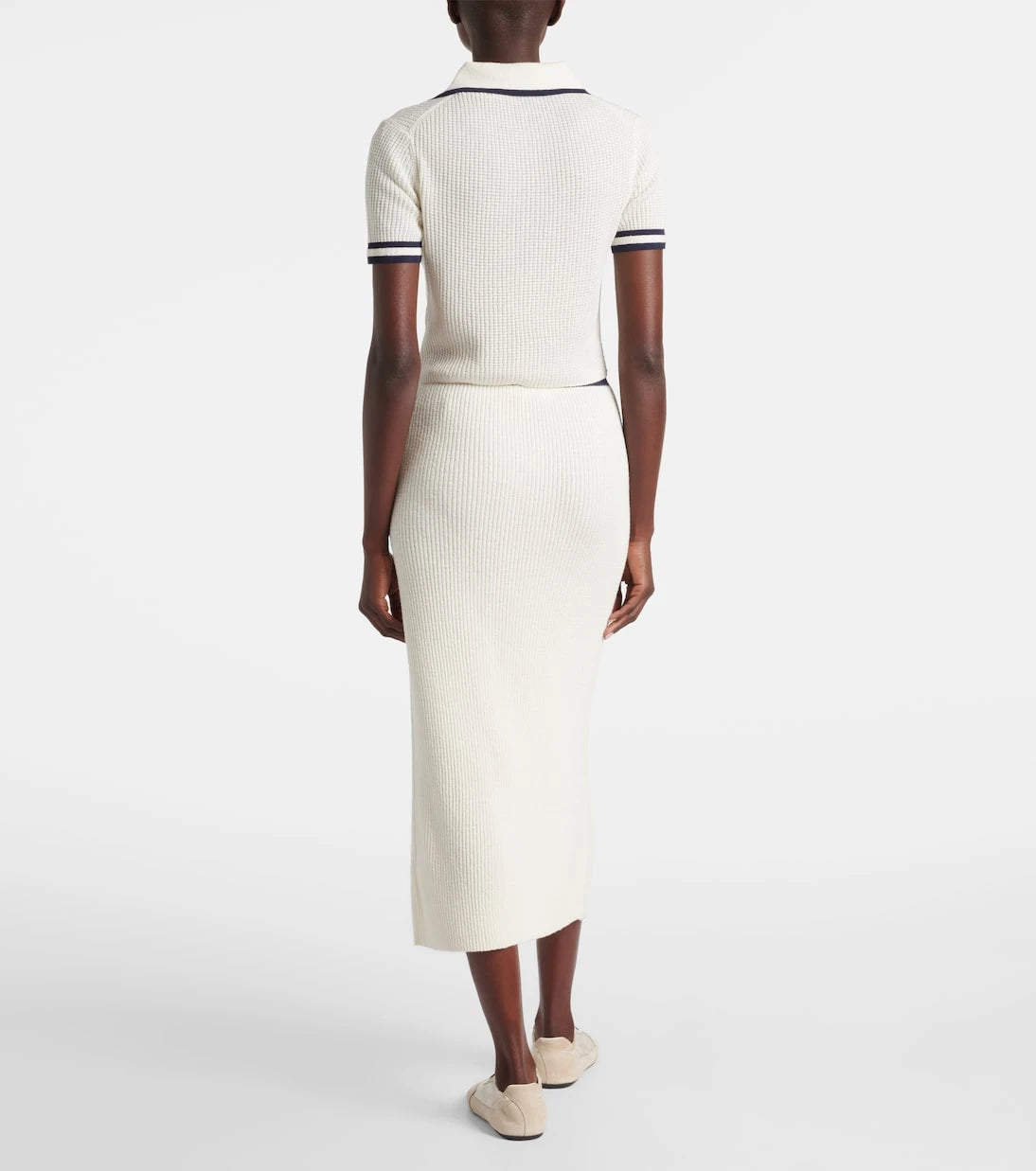 Simkhai - Whitten bouclé polo shirt