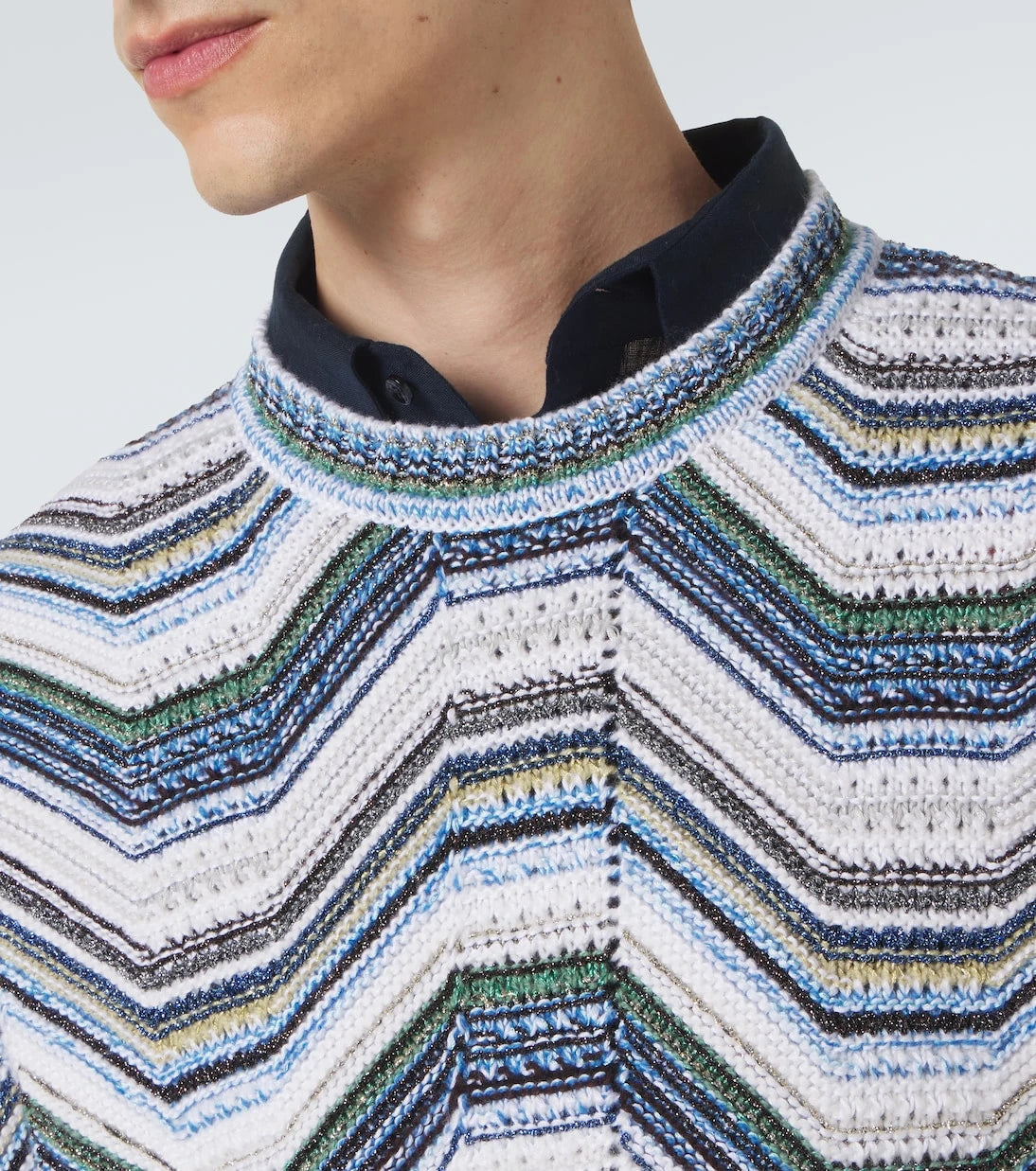 Missoni - Wave wool and cotton-blend sweater