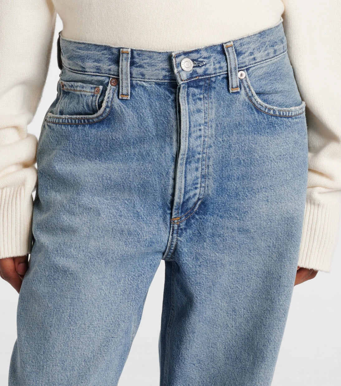 Agolde - Henson mid-rise wide-leg jeans