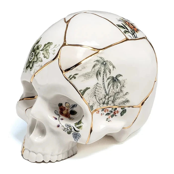 Декоративна фигурка Seletti Kintsugi Skull