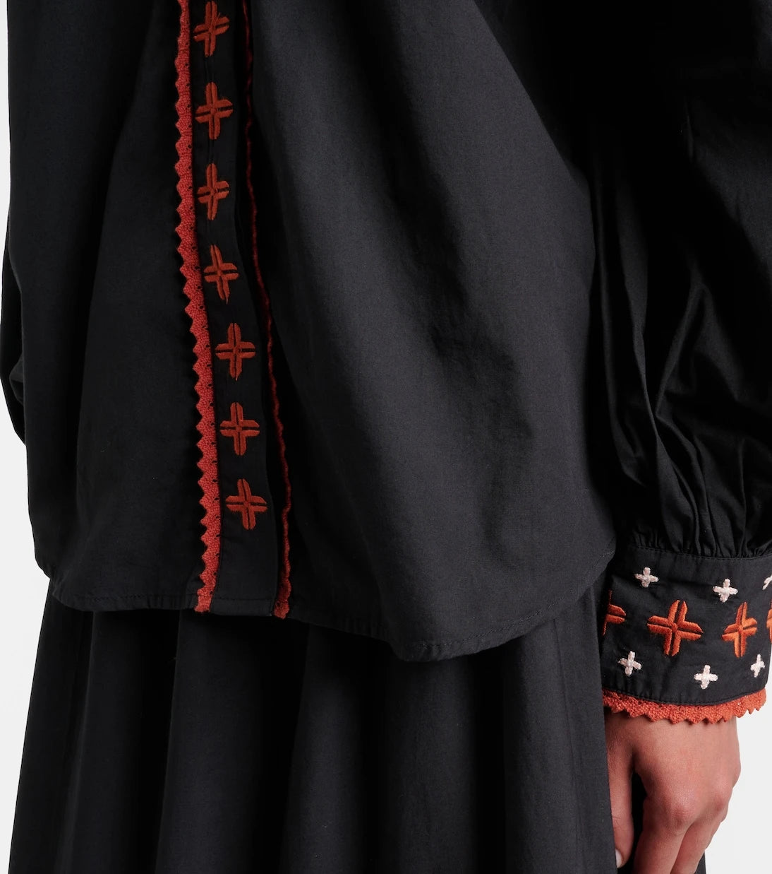 Farm Rio - Embroidered cotton shirt