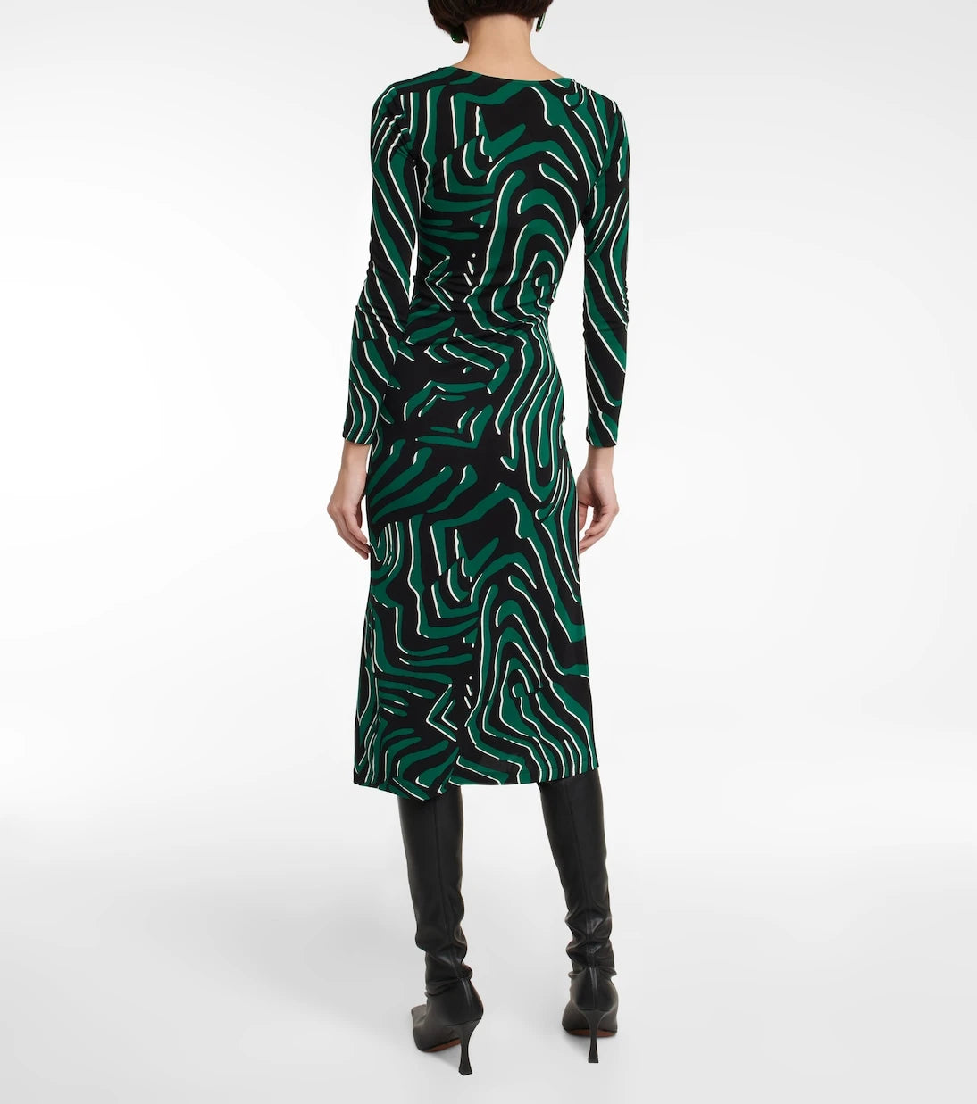 Diane von Furstenberg - Printed fitted midi dress