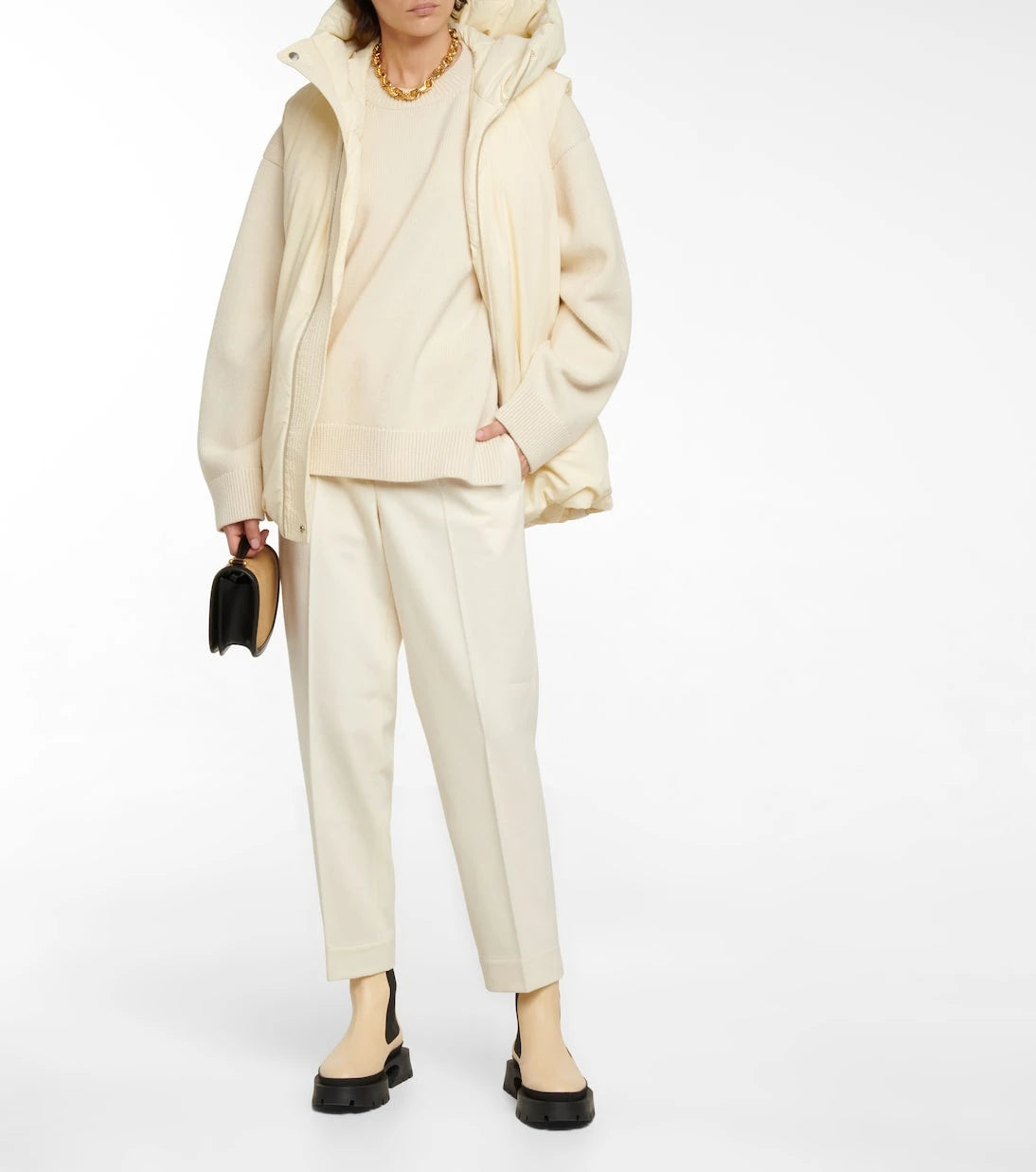 Jil Sander - Wool-blend drawstring pants