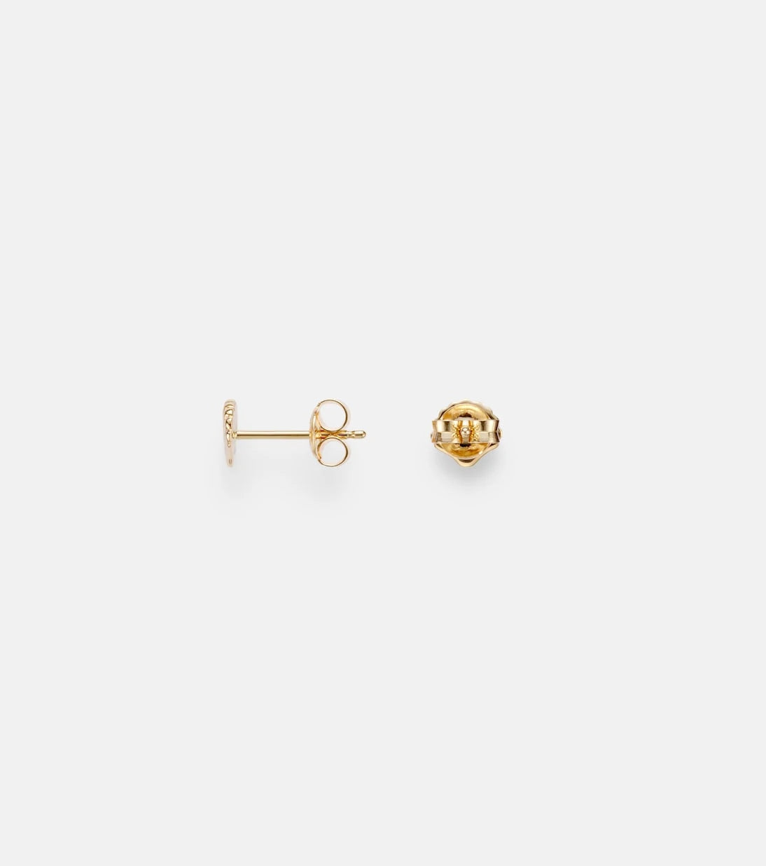 Stone and Strand - Scallop Shell 14kt gold earrings