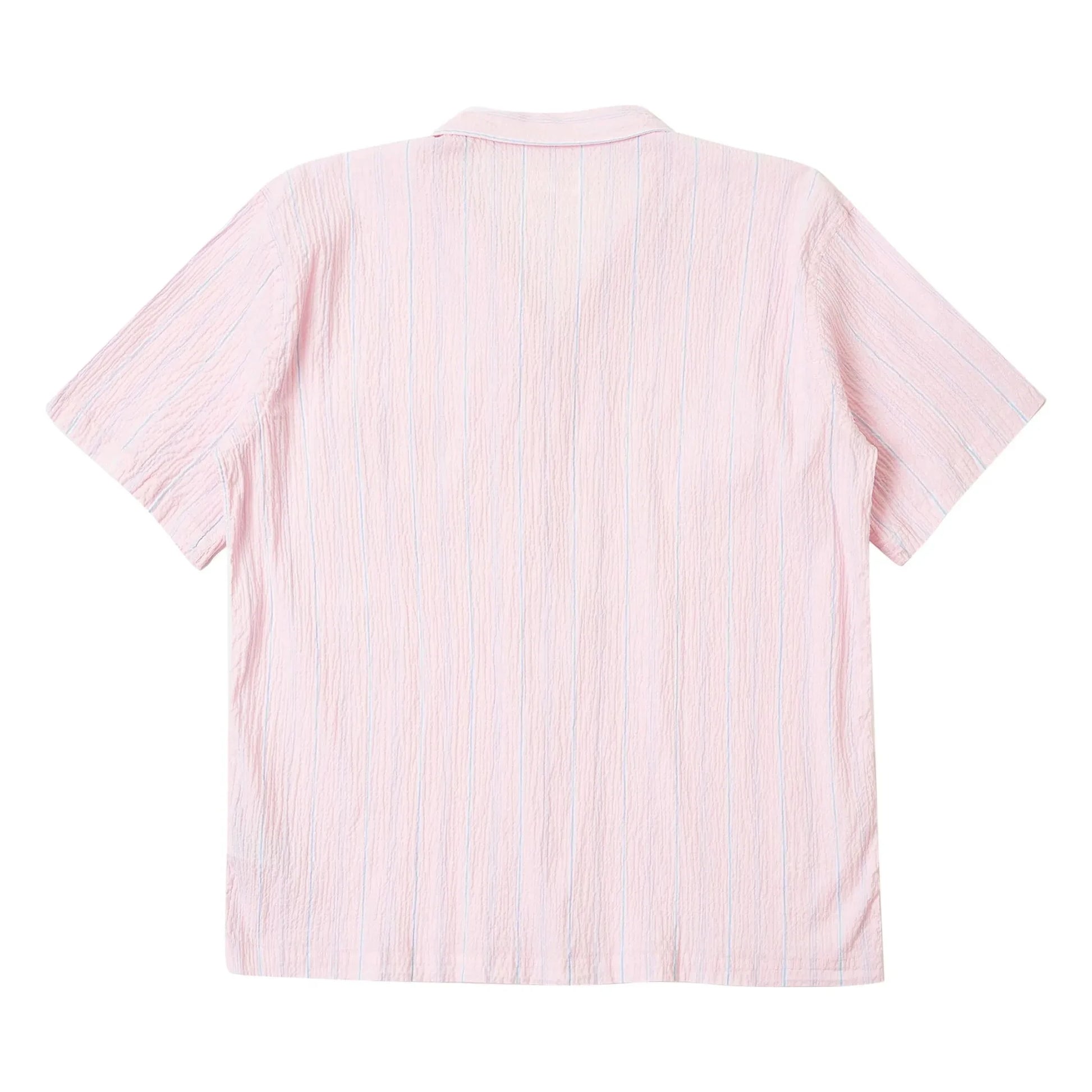 Universal Works - Striped Road Shirt | Pink