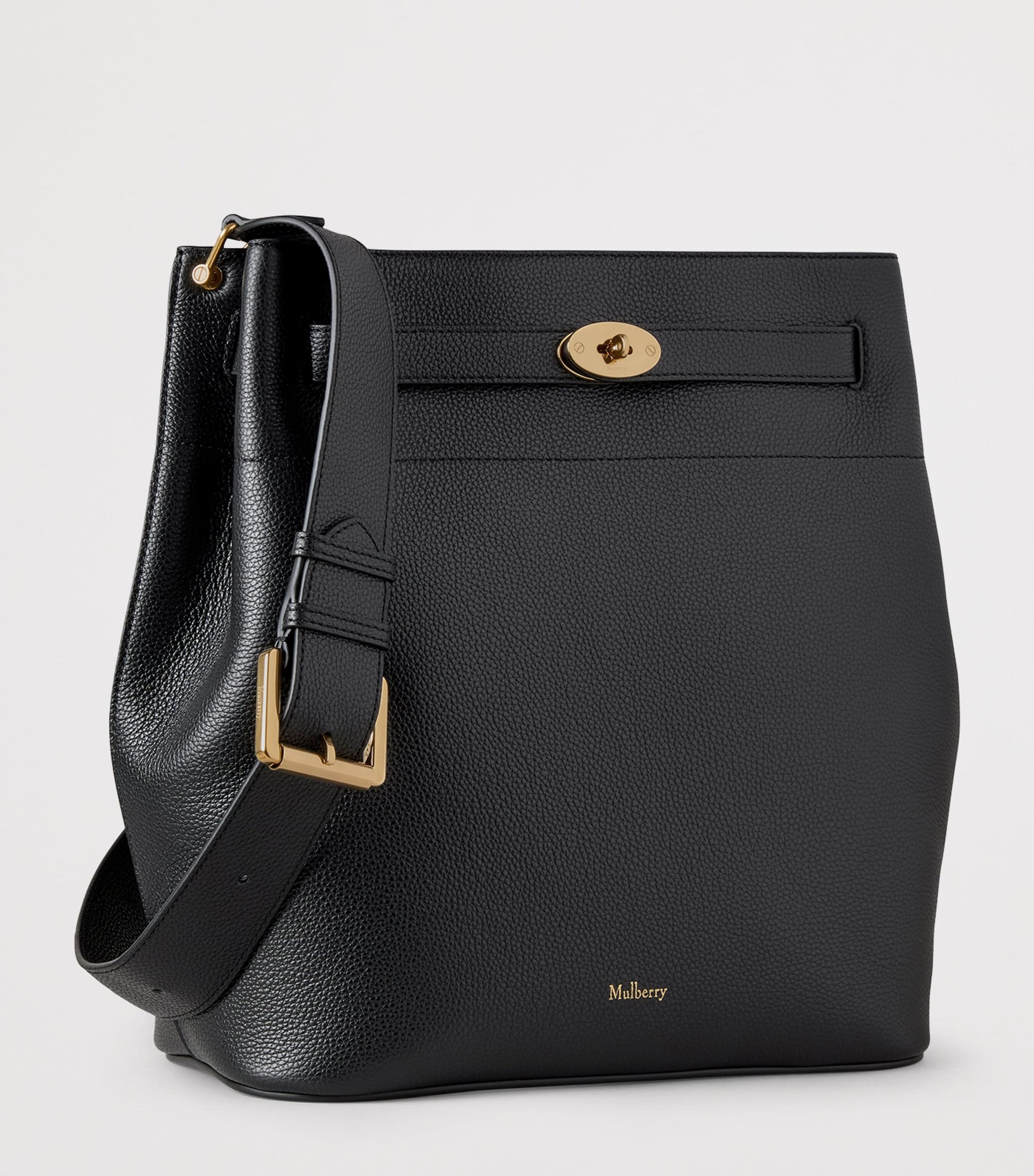 Mulberry Large Leather Islington Bucket Bag