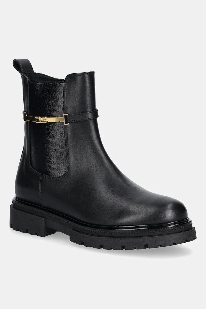 Детски челси боти от кожа Elisabetta Franchi