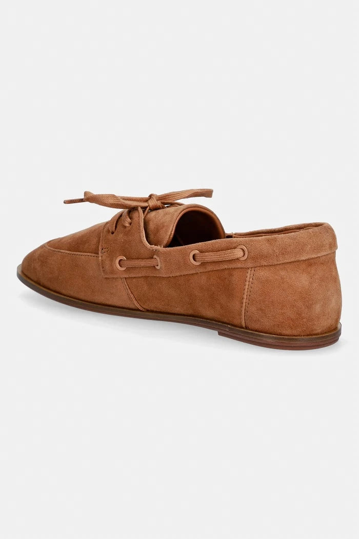 Calvin Klein kadın süet mokasen ESS BOATSHOE SUEDE