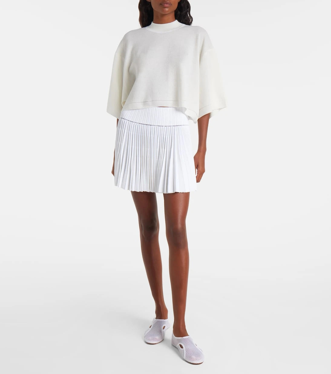 Alaïa - Plissé miniskirt