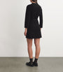 Black Knitted Cape Dress