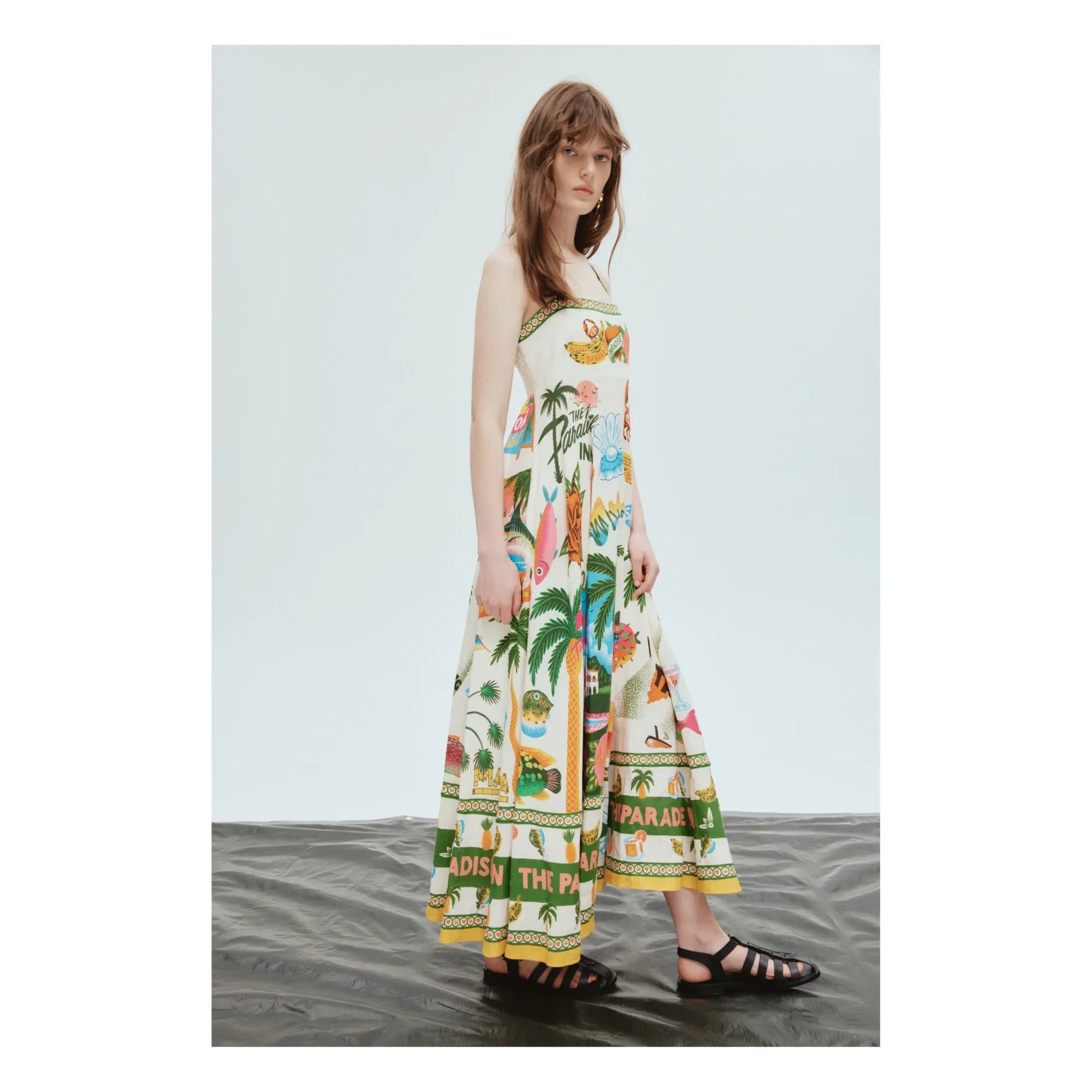 Alémais - Paradiso Linen Dress | Ecru