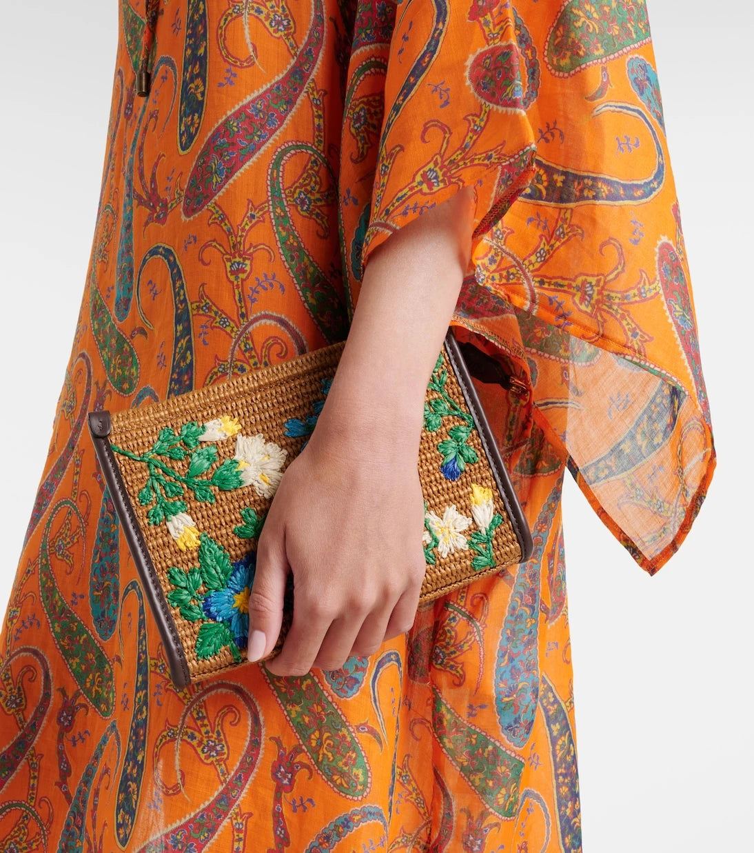 Etro - Paisley ramie kaftan