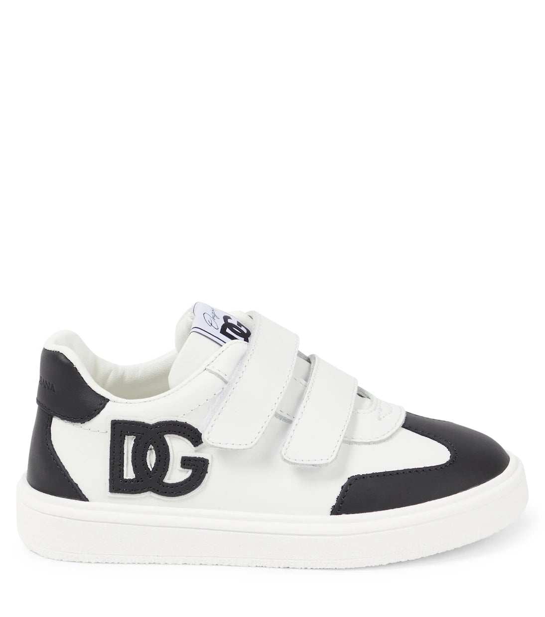 Dolce&Gabbana Kids - حذاء سنيكرز جلد DG