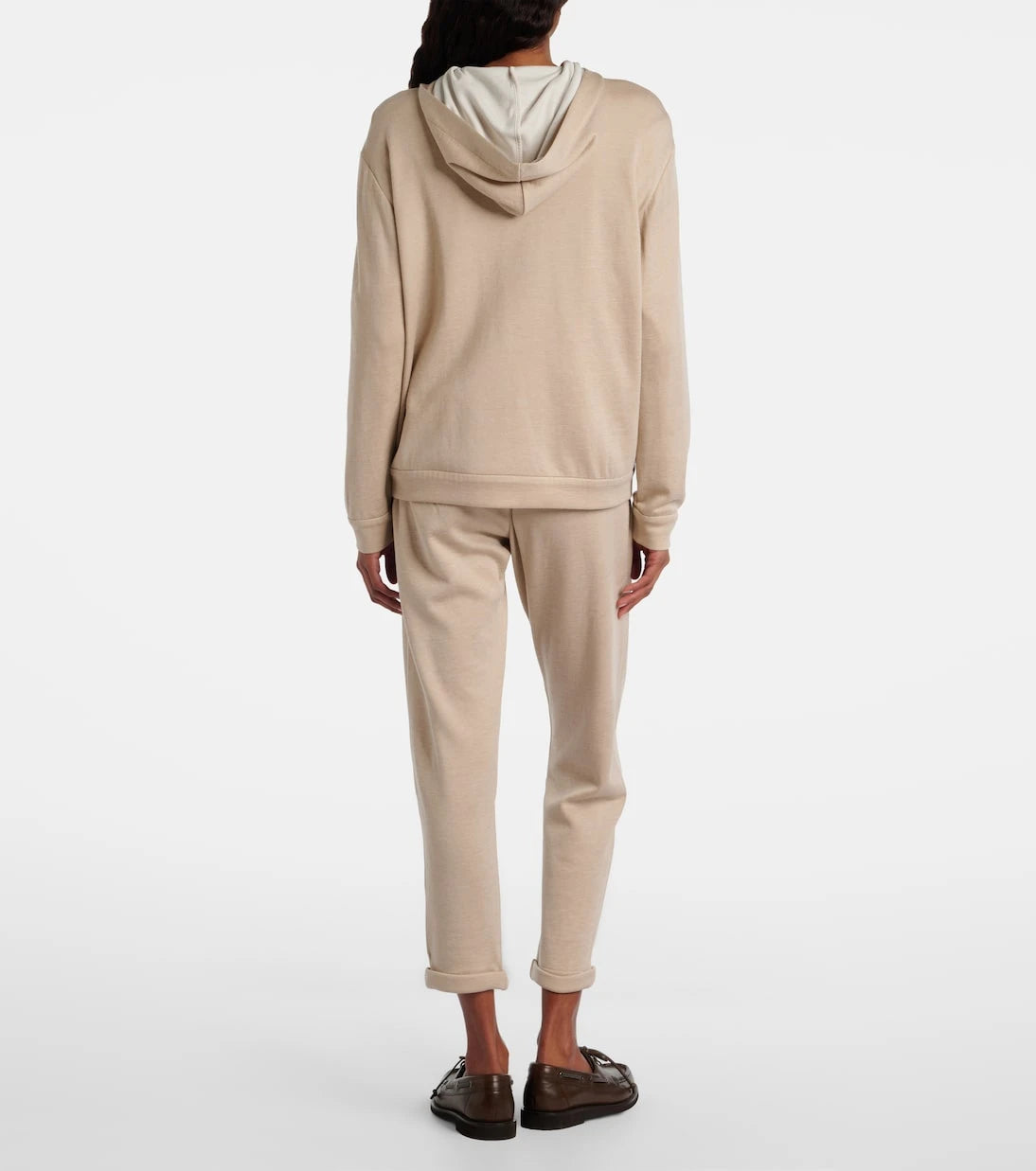 Brunello Cucinelli - Monili cotton and silk-blend sweatpants