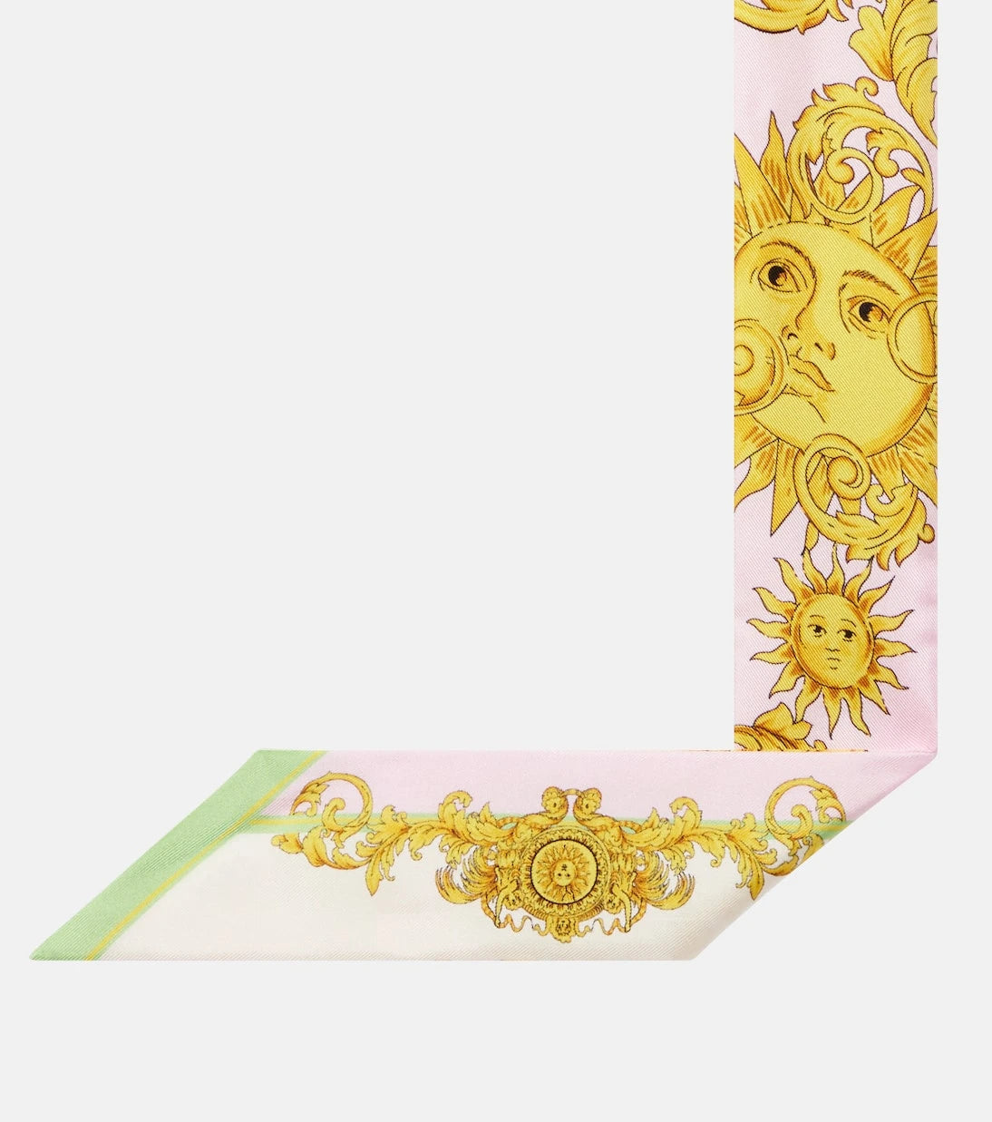 Versace - Printed silk twill scarf