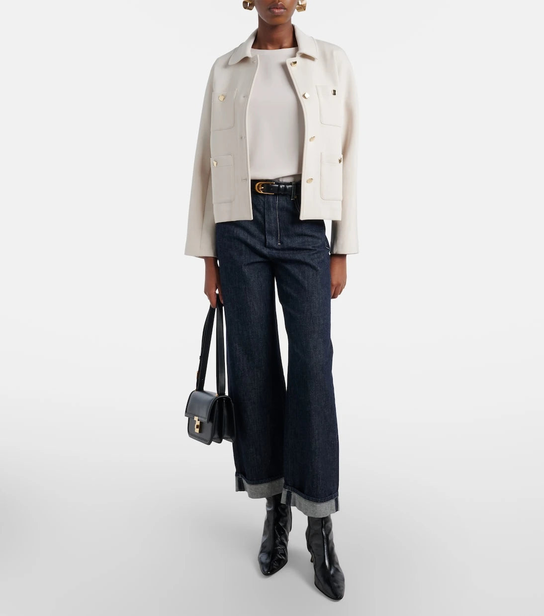 'S Max Mara - جاكيت أرمونيوسو من جيرسيه مخلوط بالقطن