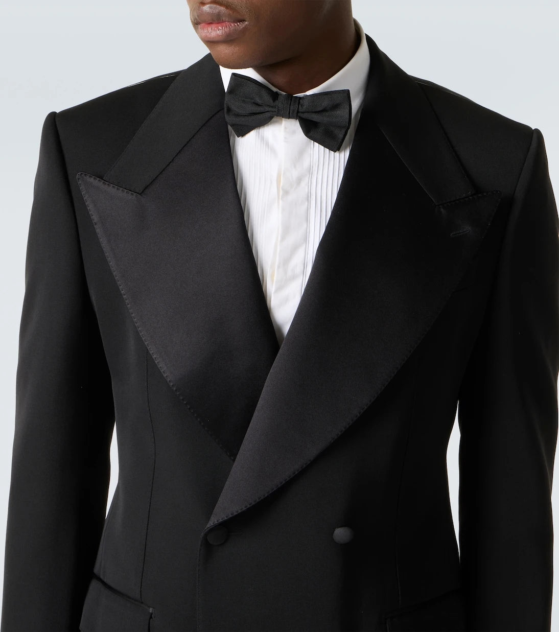 Dolce&Gabbana - Wool and silk-blend tuxedo jacket
