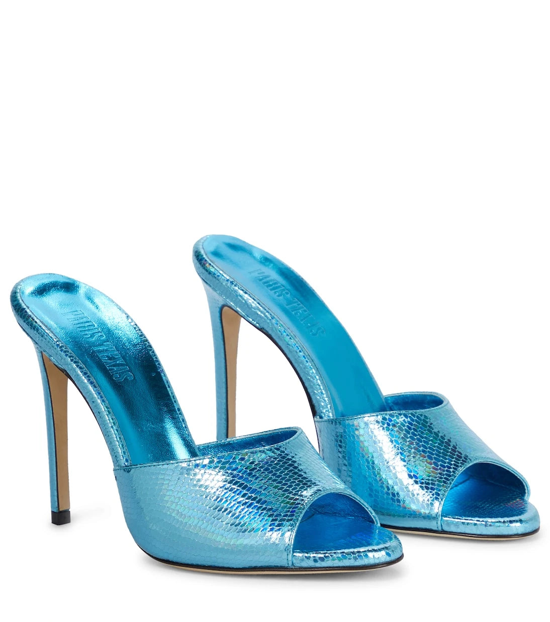 Paris Texas - Holographic leather sandals