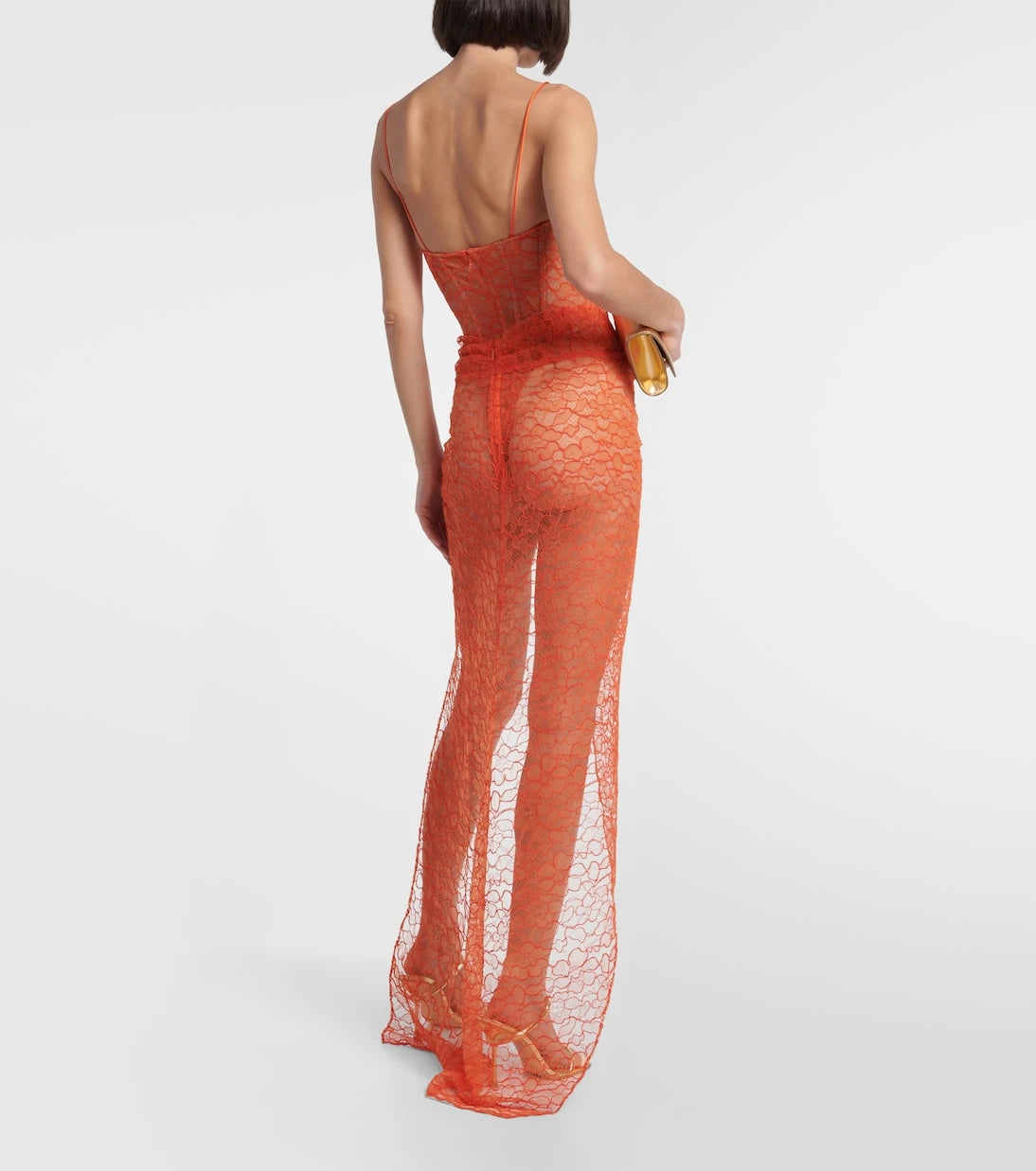 LaQuan Smith - Lace wrap skirt
