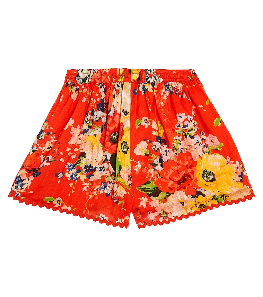 Zimmermann Kids - Alight floral cotton shorts