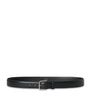 Black Classic Leather Belt
