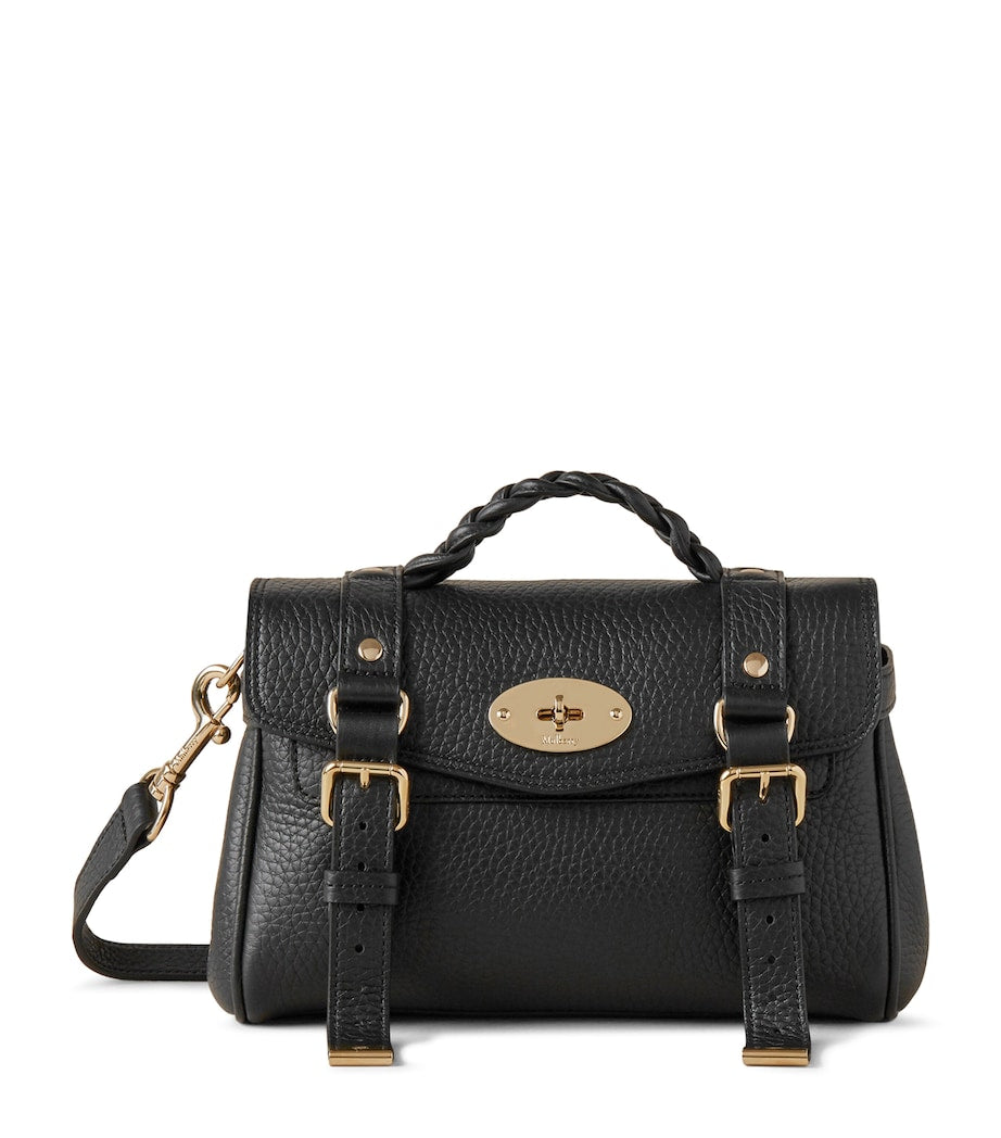 Mulberry Black Mini Leather Alexa Cross-Body Bag