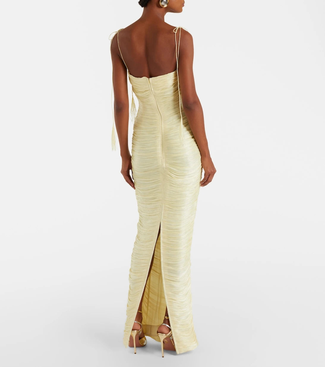 Marmar Halim - Beatriz pleated corset gown