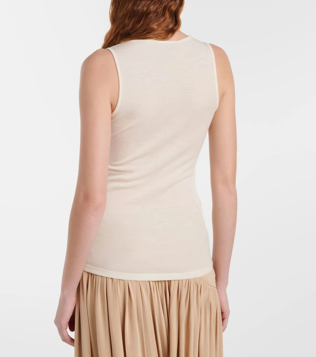Xu Zhi - Beaded wool tank top