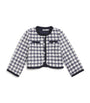 Self-Portrait Kids Check Bouclé Jacket (3-12 Years)