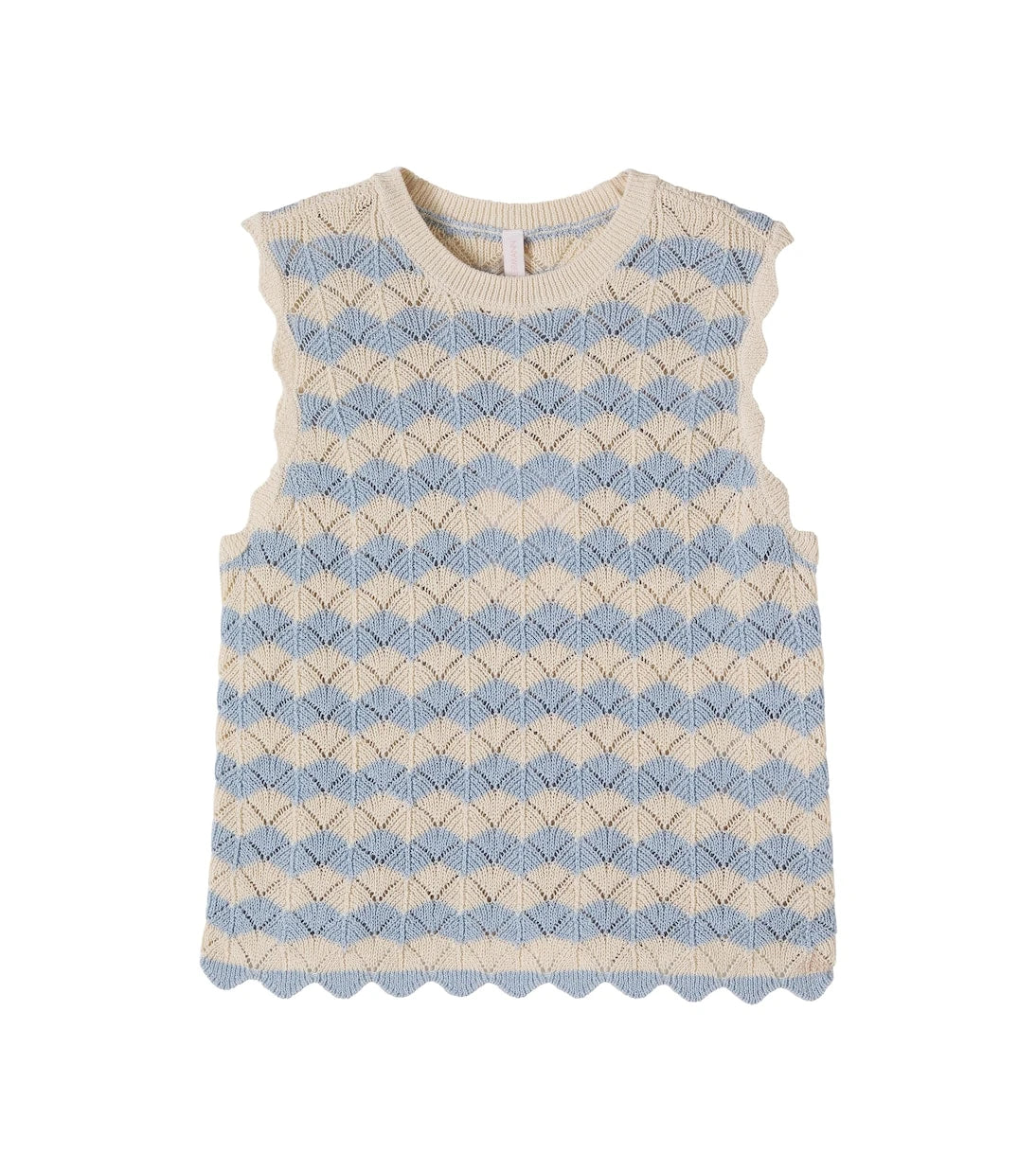 Zimmermann Kids - Aster pointelle cotton and linen-blend top