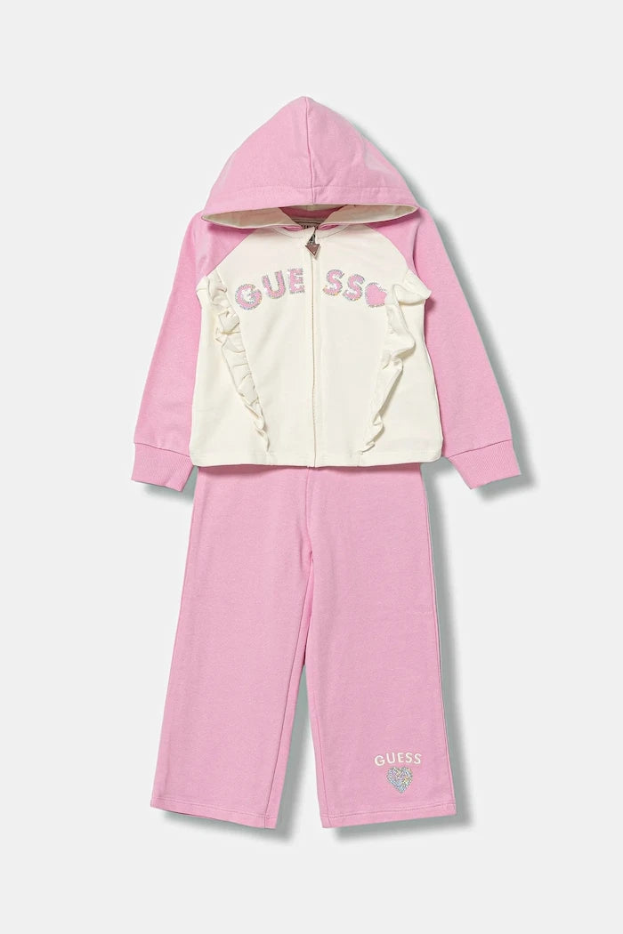 Детски памучен анцуг Guess