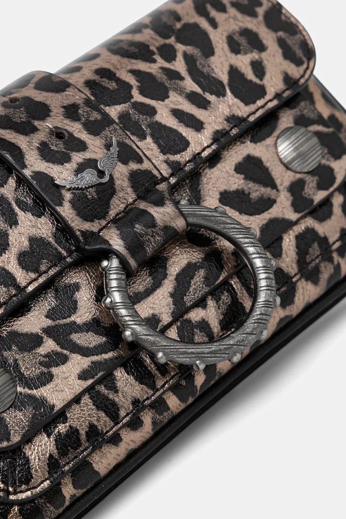 Кожена чанта ZADIG&VOLTAIRE KATE WALLET METAL LEO