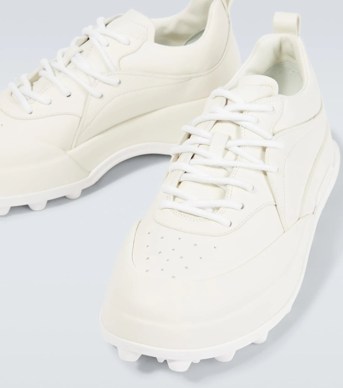 Jil Sander - Semanado leather sneakers
