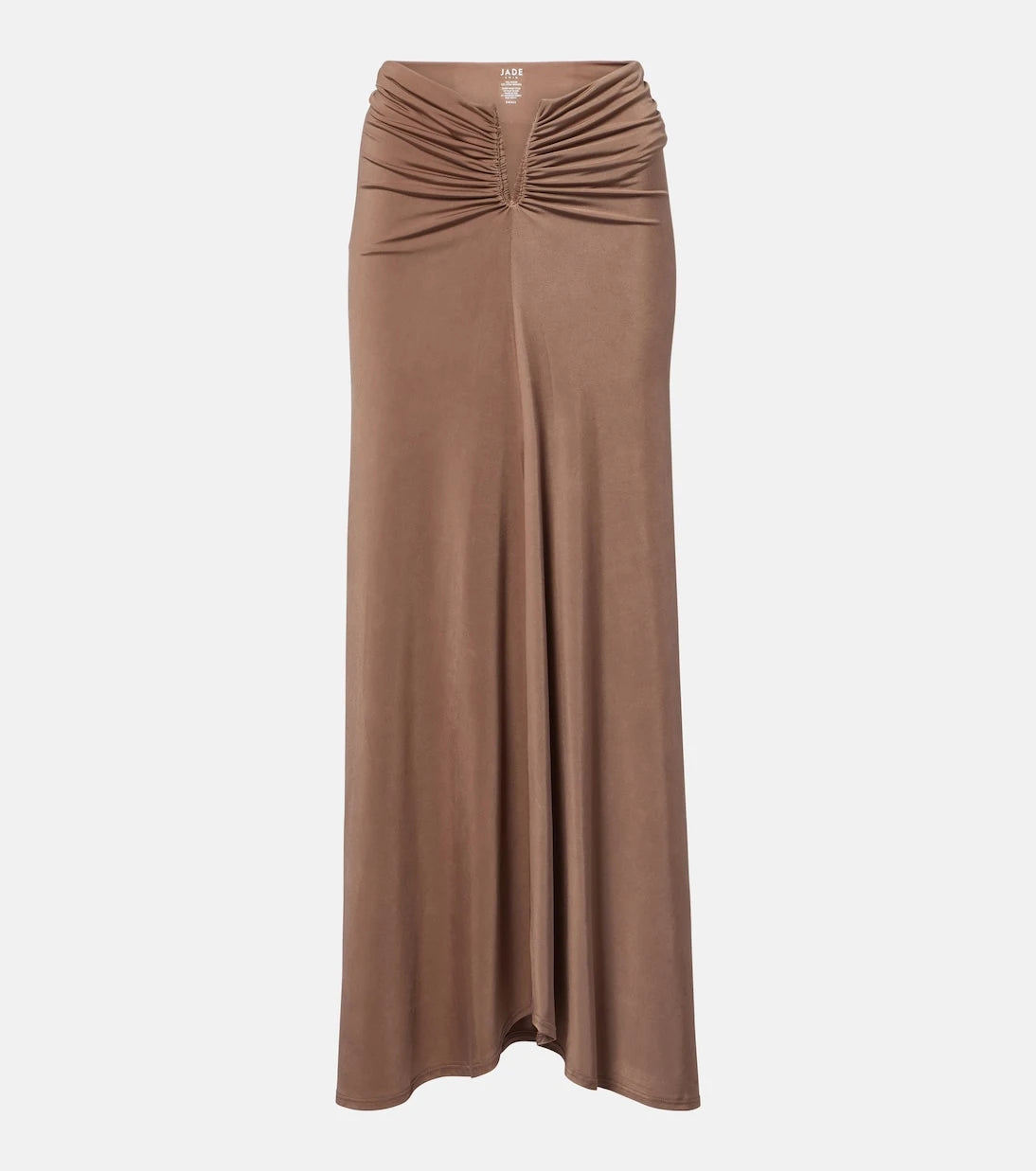 Jade Swim - Skyla ruched jersey maxi skirt