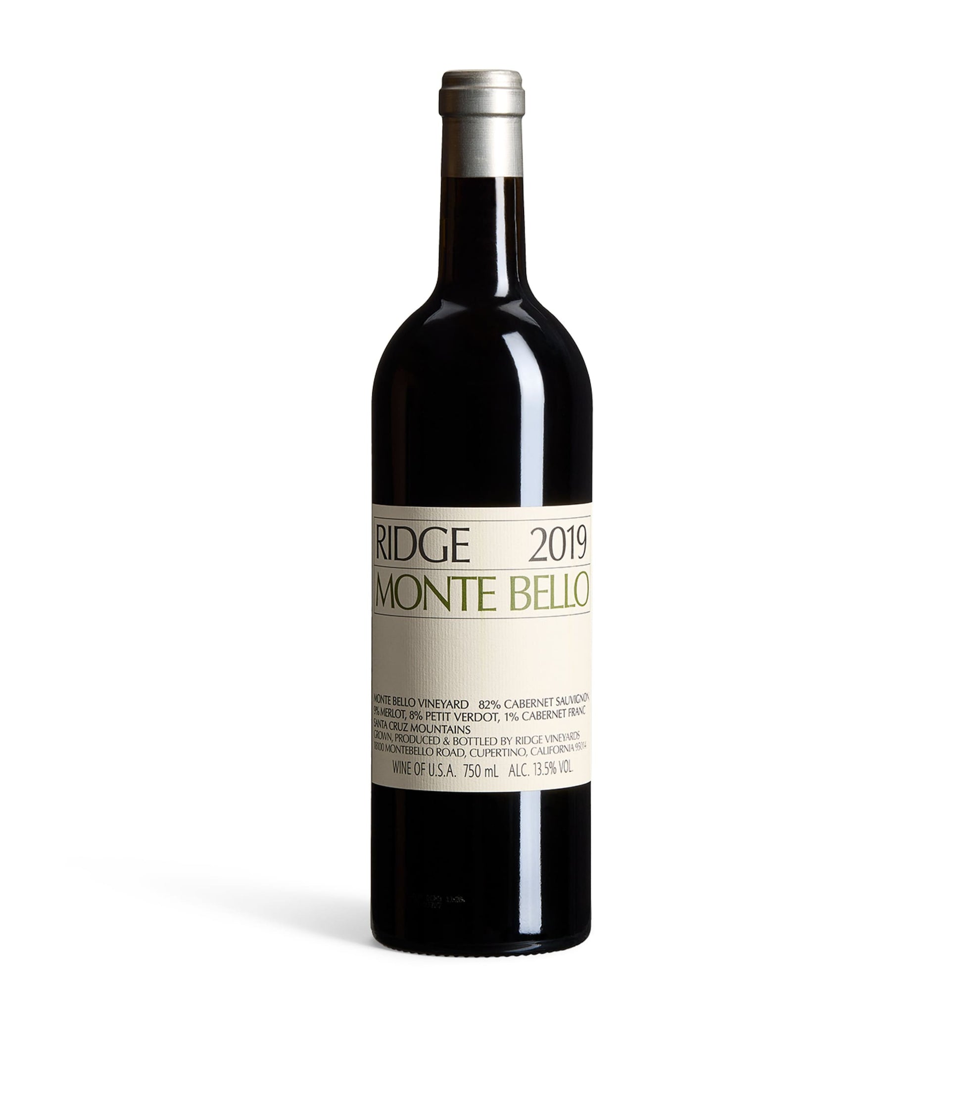 Ridge Monte Bello Cabernet Sauvignon 2019 (75cl) - California, USA