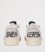 White Leather Ball Star Sneakers