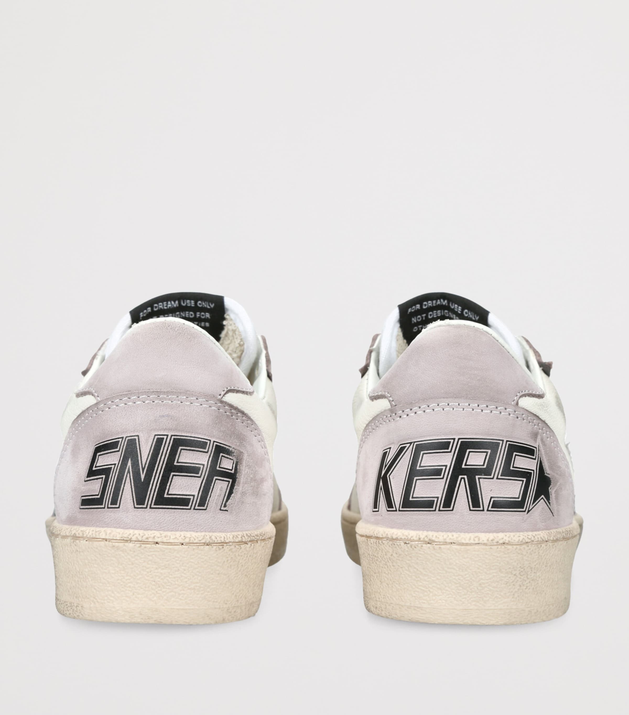 White Leather Ball Star Sneakers