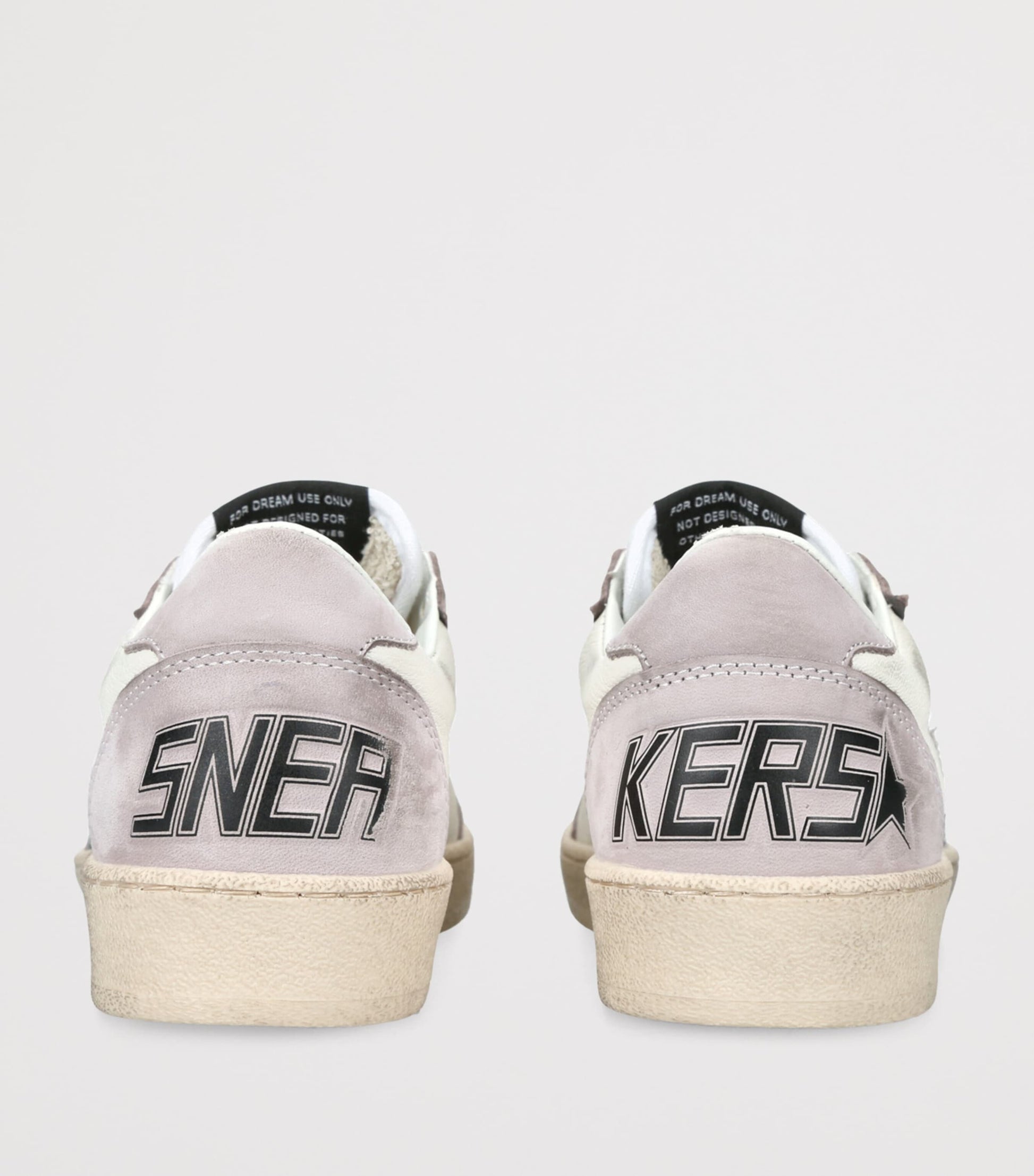 White Leather Ball Star Sneakers