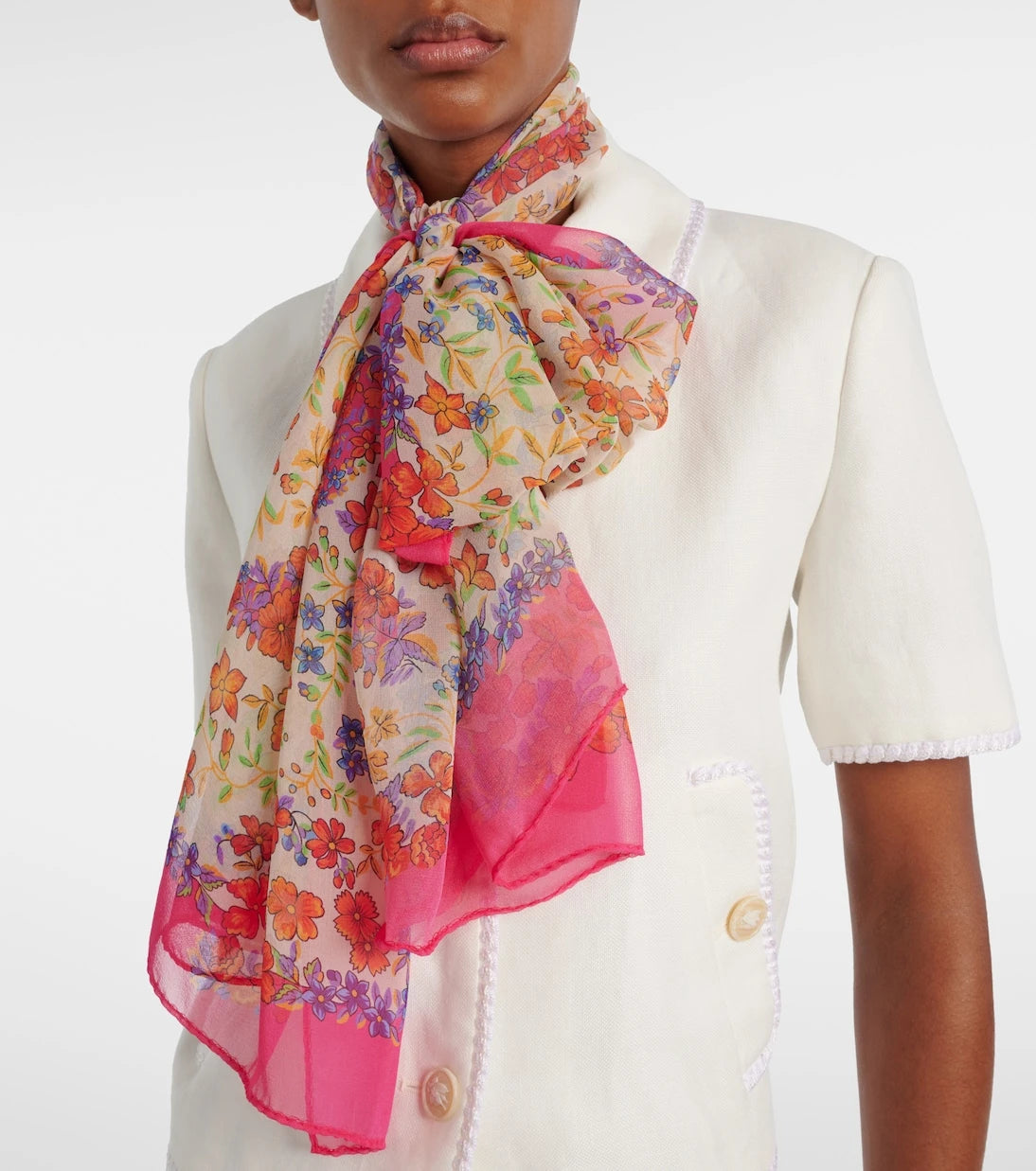 Etro - Paisley silk scarf