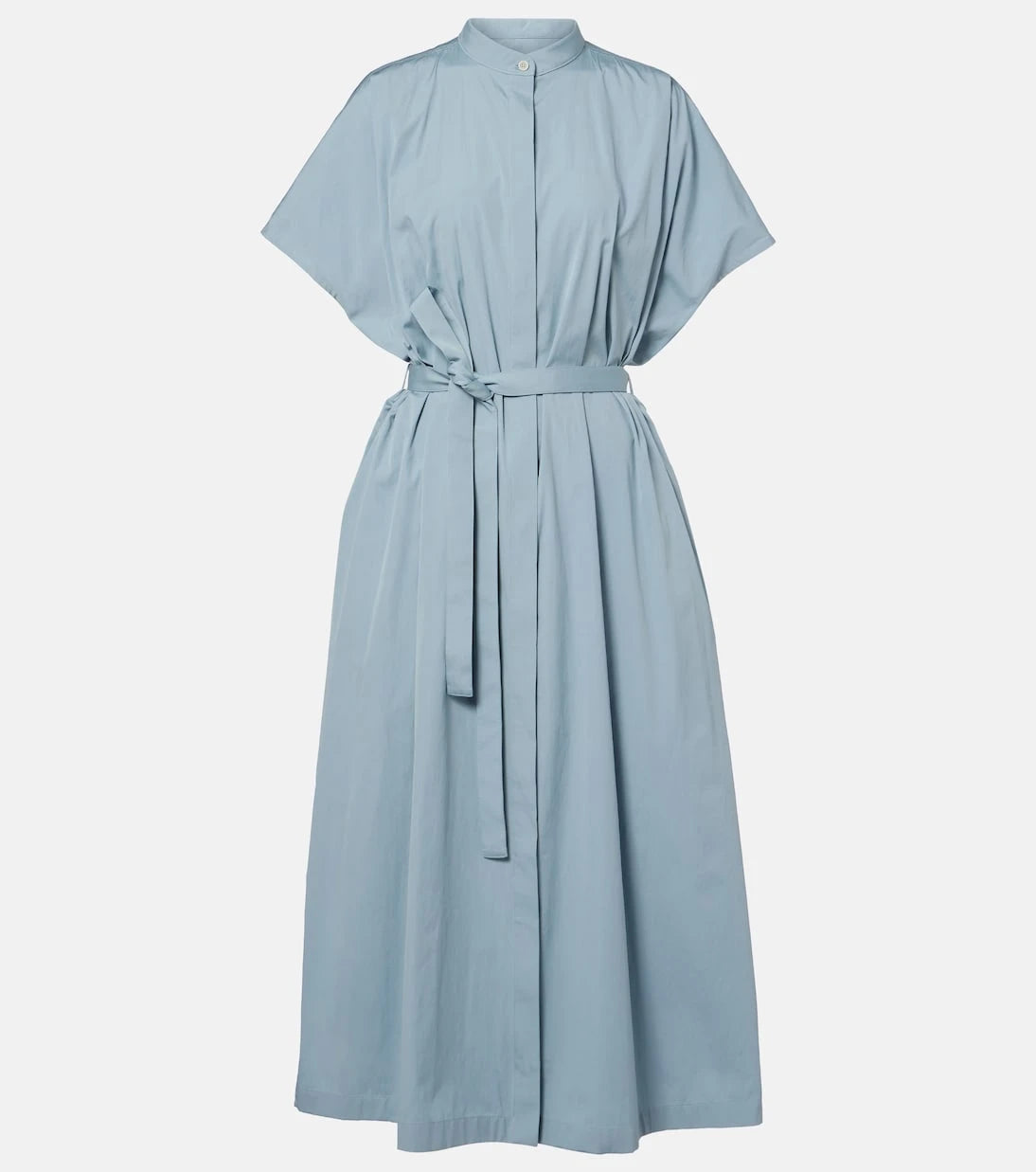 Jil Sander - Belted cotton poplin shirt dress