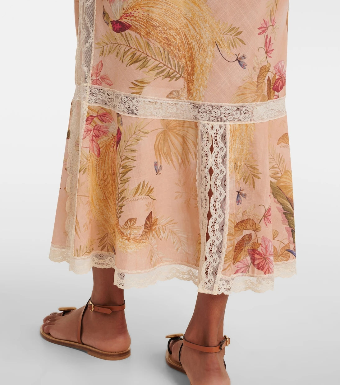 Zimmermann - Ascension floral cotton midi dress
