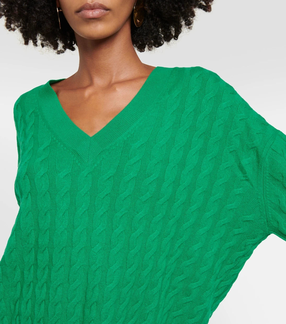 Jardin des Orangers - Cable-knit cashmere sweater
