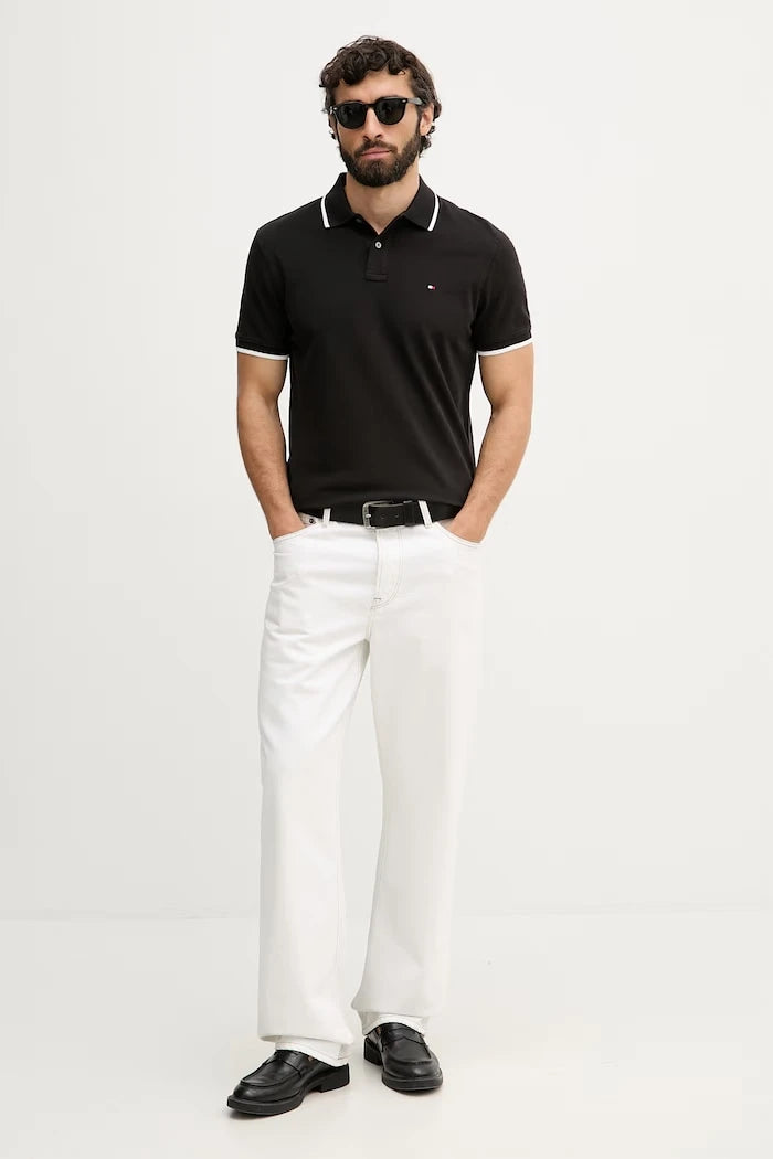 Tommy Hilfiger erkek pamuklu polo tişört