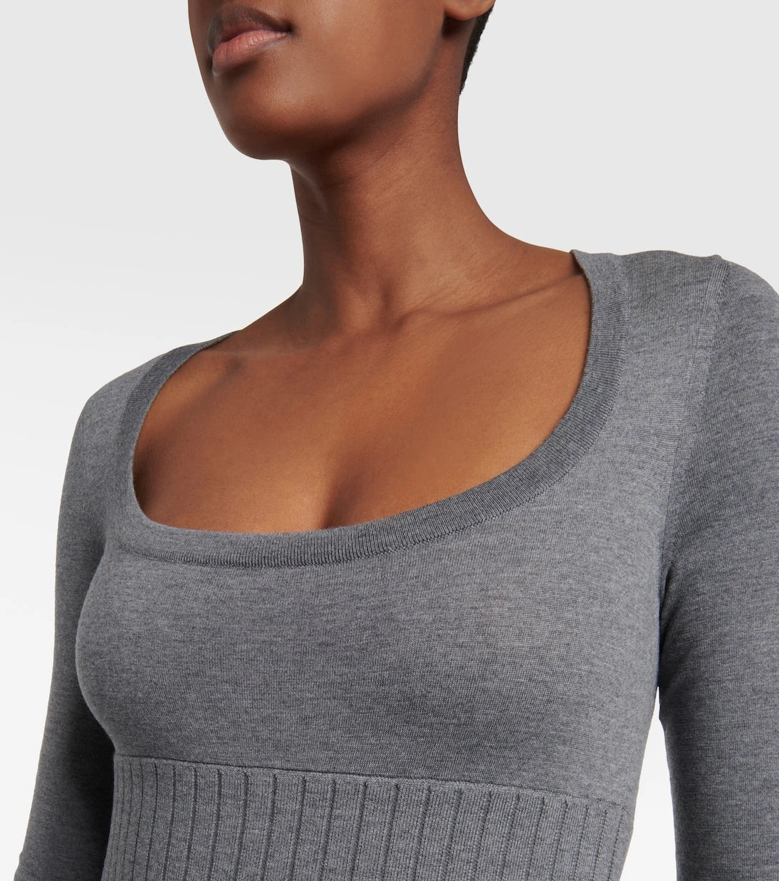 Alaïa - Wool-blend minidress